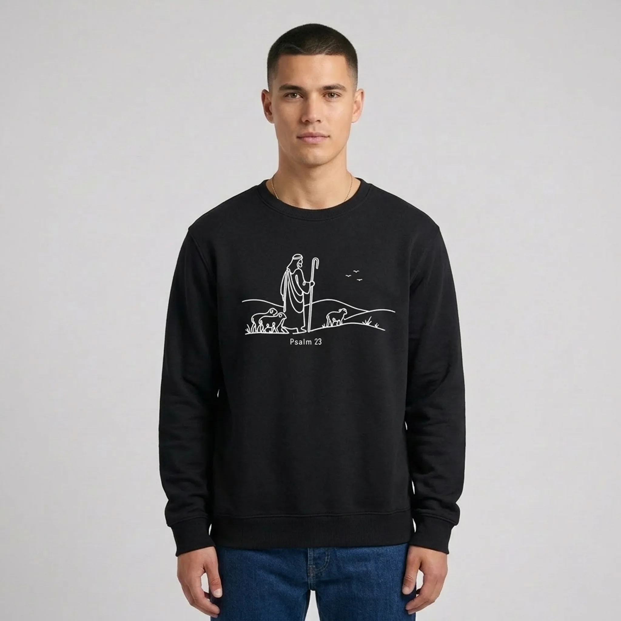 Shepherd Minimalist Sweatshirt - Black